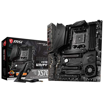 MSI Meg X570 Unify Motherboard | PCIe 4.0, DDR4, USB 3.2 Gen 2, Wi-Fi 6, ATX