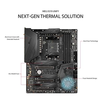 MSI Meg X570 Unify Motherboard for AMD Ryzen 0 to 0