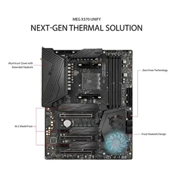 MSI Meg X570 Unify Motherboard for AMD Ryzen 0 to 0