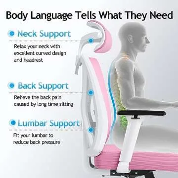 KERDOM Ergonomic Office Chair – Comfortable Mesh Design