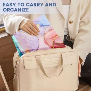 Ddowanx 6 Pack Pocket Folders, Heavy Duty Plastic File Folders with Pockets, Folders for Documents Letter Size, Cute Marble Colors Folder Back to School Supplies for Students Teachers (6)