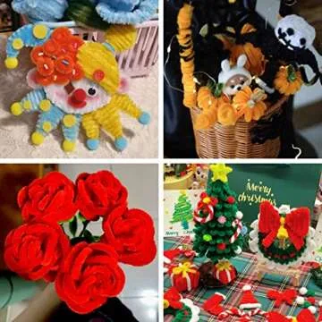 Eppingwin 200 PCS Pipe Cleaners - Colorful Craft Supplies