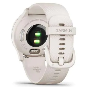 Garmin vivomove Sport, Hybrid Smartwatch, Health and Wellness Features, Touchscreen, White