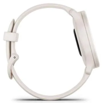 Garmin vivomove Sport, Hybrid Smartwatch, Health and Wellness Features, Touchscreen, White