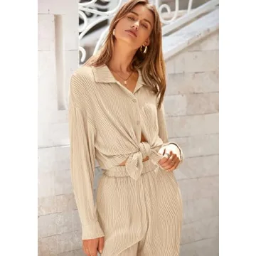 Stylish PRETTYGARDEN Women's 2 Piece Textured Set for All Occasions