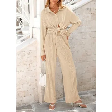 Stylish PRETTYGARDEN Women's 2 Piece Textured Set for All Occasions