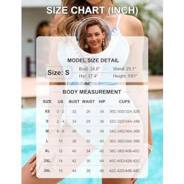 BMJL Women's One Piece Swimsuit with Tummy Control