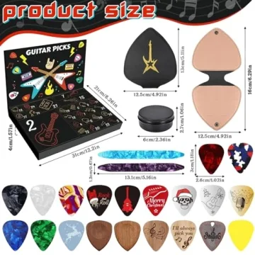 Guitar Pick Advent Calendar for Musicians of All Ages