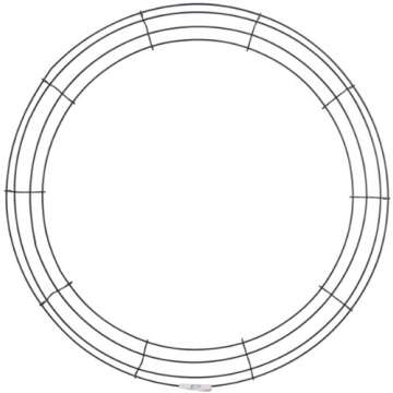 Panacea Wire Wreath Frame - Perfect for Holiday Decor and Gardening Projects