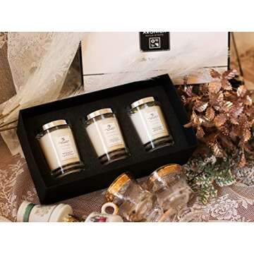 Aronica Baby Shower Gifts for Games Winners, Host Gifts for Family, Aesthetic Candle Set, Thank You Gifts for Women, Soy Candles, Housewarming Gifts, Spa Gift Baskets, Christmas Gift for Woman