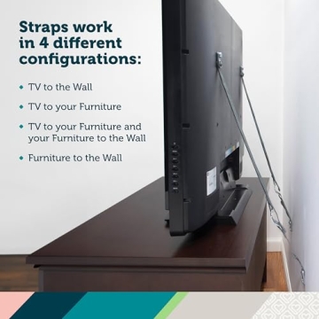 Safety 1st Universal TV Furniture Safety Straps Secure