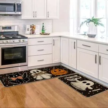 Artoid Mode Halloween Kitchen Mats Set - 2 Stylish Rugs