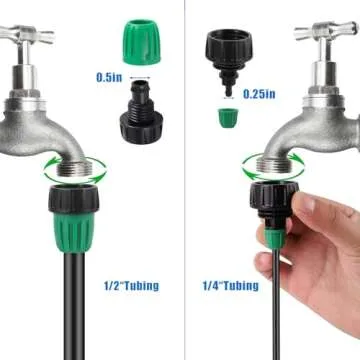 Efficient NRWRTY Leak-Proof Drip Irrigation Kit for Gardens