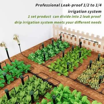 Effortless NRWRTY Drip Irrigation Kit for All Gardens