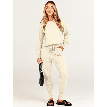 Stylish ANRABESS Women's Two Piece Sweater Sets