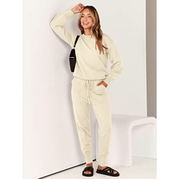 Stylish ANRABESS Women's Two Piece Sweater Sets