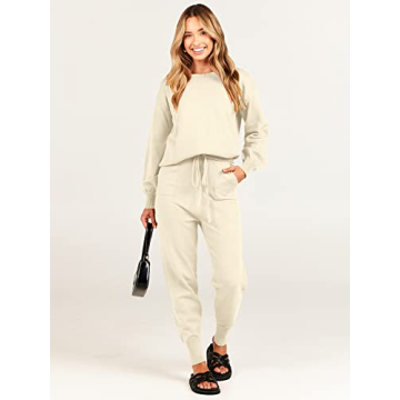 Stylish ANRABESS Women's Two Piece Sweater Sets