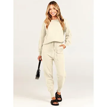 Stylish ANRABESS Women's Two Piece Sweater Sets