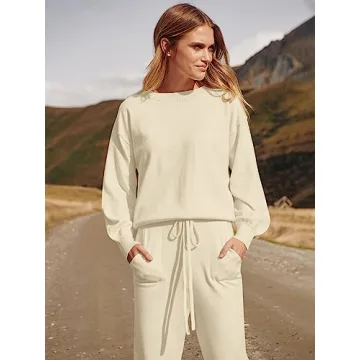 Stylish ANRABESS Women's Two Piece Sweater Sets