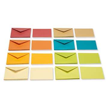 American Greetings Single Panel Blank Cards with Envelopes, Earthtone Colors (100-Count)