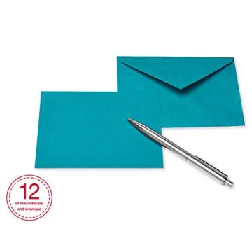 American Greetings Single Panel Blank Cards with Envelopes, Earthtone Colors (100-Count)