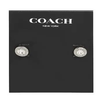 Coach Women's Signature Stud Earrings