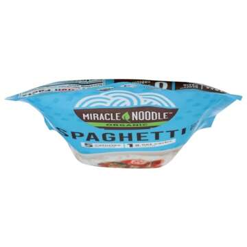 MIRACLE NOODLE Organic Ready To Eat Spaghetti Style Noodle, 7 OZ