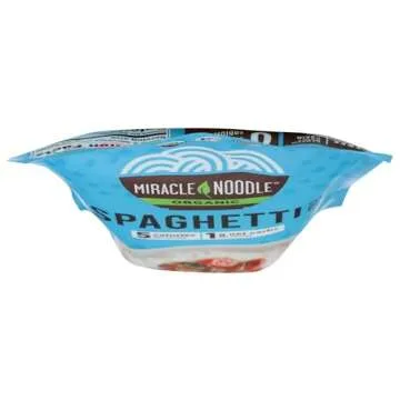 MIRACLE NOODLE Organic Ready To Eat Spaghetti Style Noodle, 7 OZ
