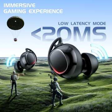 IAMJOY Wireless Gaming Earbuds - Immersive Sound & Comfort