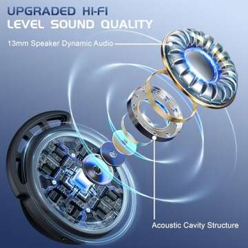 IAMJOY Wireless Gaming Earbuds - 20ms Low Latency Audio