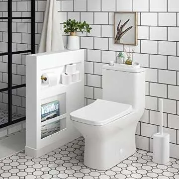 Elegant Bathroom Vanity Tray with Qtip Holders