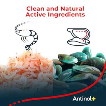 Antinol Plus, Mobility, Hip, and Joint Supplement for Dogs, Green-Lipped Mussels and Krill Oil - Dog Joint Supplement, Better and Faster Than Glucosamine and Chondroitin, 60 Soft Gels