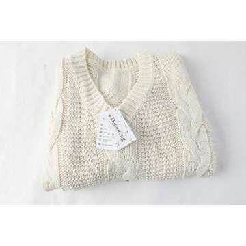 Damorong Womens Plus Size Chunky Cable Knit Sweaters V Neck Batwing Sleeve Loose Slouchy Pullover Tops