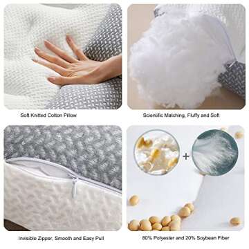 OTONIS Ergonomic Neck Pillow for Pain Relief and Support