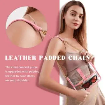 Vorspack Clear Crossbody Purse - Stylish Stadium Approved Bag