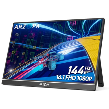 ARZOPA 16.1'' 144Hz Gaming Monitor for Gamers