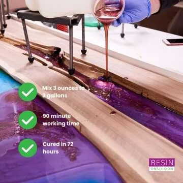 Resin Obsession Deep Pour Clear Epoxy Resin - 1.5 Gal Kit