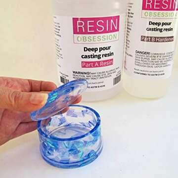 Resin Obsession Deep Pour Clear Epoxy Resin - 1.5 Gal Kit