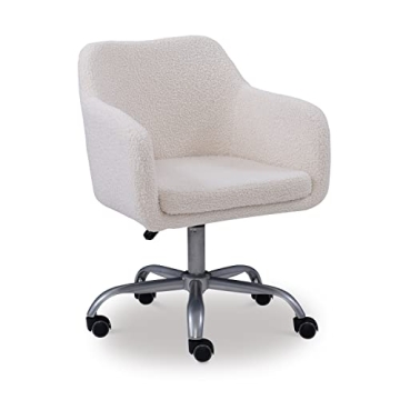 Linon Home Decor Linon Brooklyn Sherpa Office Chair - Comfort and Style