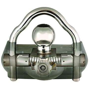 Trimax UMAX 100 - Ultimate Trailer Lock for Hitch Security