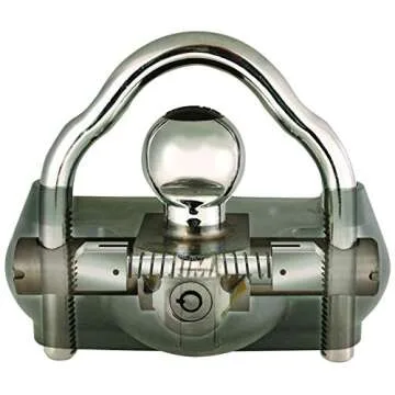 Trimax UMAX 100 - Ultimate Trailer Lock for Hitch Security