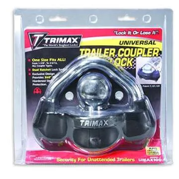 Trimax UMAX 100 - Ultimate Trailer Lock for Hitch Security