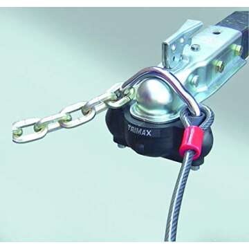 Trimax UMAX 100 - Ultimate Trailer Lock for Hitch Security