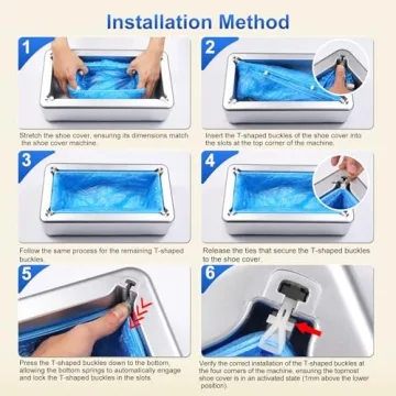 Dispensable Shoe Cover with 200 Non-Slip Pairs