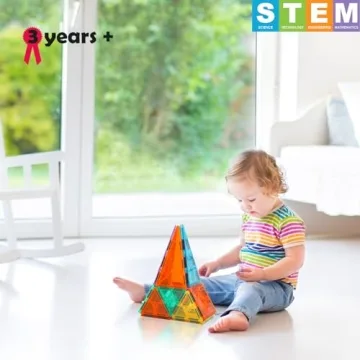 NEOFORMERS Magnetic Building Tiles Set for Kids