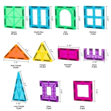 NEOFORMERS Magnetic Building Tiles Set for Kids