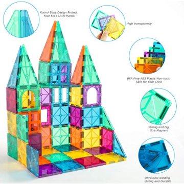 NEOFORMERS Magnetic Building Tiles Set for Kids