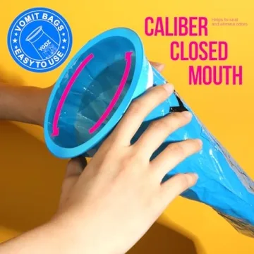 YGDZ Disposable Vomit Bags 15 Pack for Travel and Kids