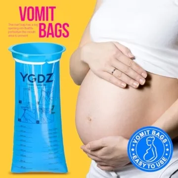 YGDZ Disposable Vomit Bags 15 Pack for Travel and Kids
