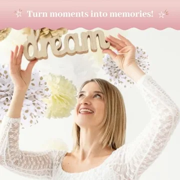 Vidal Crafts 20 Pcs Tissue Paper Pom Poms Kit for Events